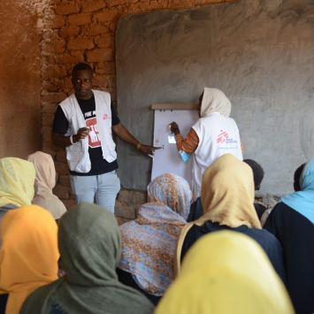 Actividades de promoción de la salud de MSF en Omdurman, Sudán