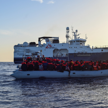 Rescate en el Mediterráneo, 5 de diciembre 2022, Geo Barents de MSF