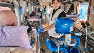 Evacuación de 150 pacientes de Jersón, Ucrania