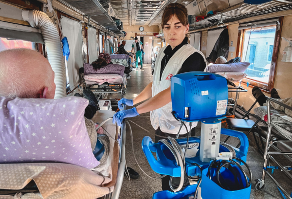 Evacuación de 150 pacientes de Jersón, Ucrania