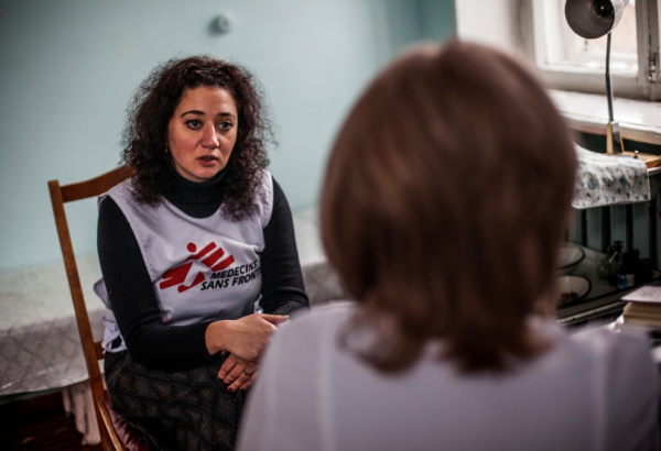 Conflict effect on population. Donetsk region, Ukraine JAN 2015