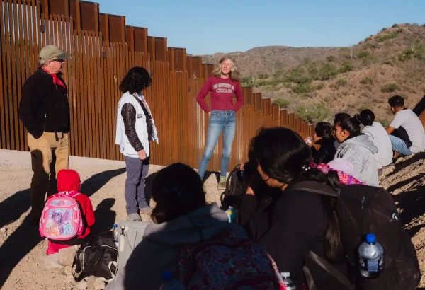 Personal de MSF e la frontera norte de México.