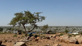 Vista del campamento de Aboutengue, que alberga a refugiados de Sudán. Chad, noviembre de 2024.