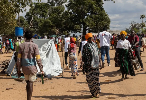 El 31 de julio, MSF lanzó una respuesta de emergencia en dos centros de reasentamiento temporal en los barrios de Micone y Namicir de la ciudad de Chiure, al sur de Cabo Delgado.