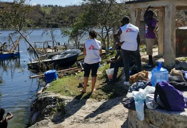 Equipos de emergencia de MSF evalúan las necesidades por el huracán Melissa en zonas remotas de la parroquia de Saint Elisabeth, Jamaica. 04 de noviembre de 2025.
