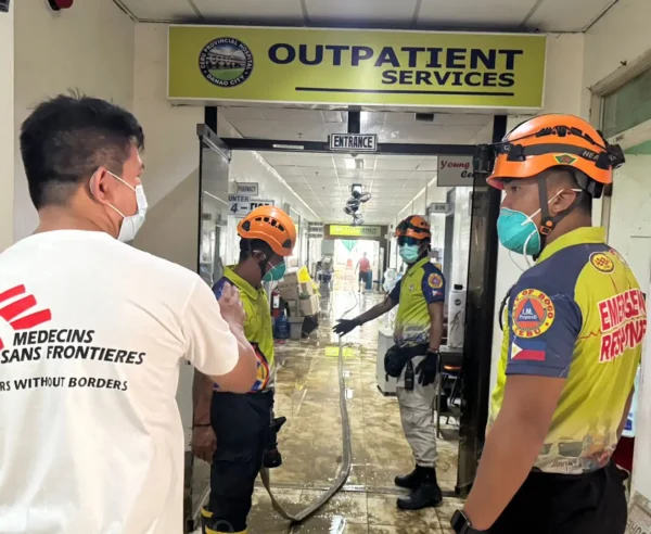 Equipos de MSF respondemos a la emergencia porel tifón Kalmaegi en Filipinas.