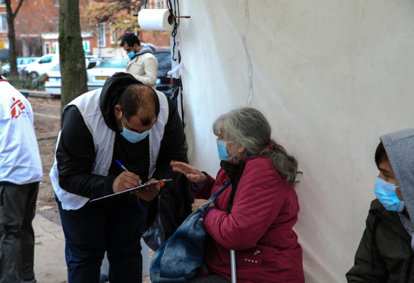Second wave of Covid-19: MSF's mobile clinic in Paris