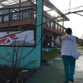Providencia Hurricane shelter