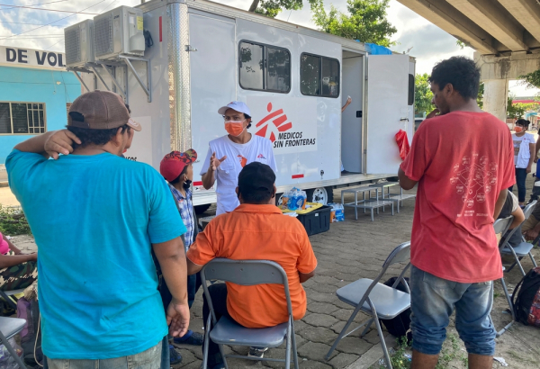 MSF teams providing care in Coatzacoalcos