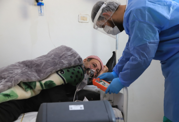 Syria: Patient numbers rise at an MSF-supported COVID-19 treatment centre