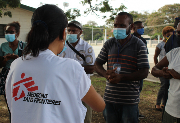 Port Moresby COVID-19 PPE training