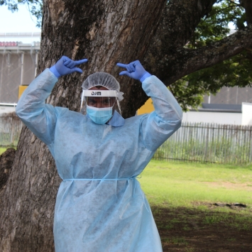 Port Moresby COVID-19 PPE training