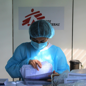 MSF staff in El Salvador