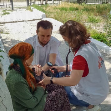 MSF mobile medical team in Batken region, Kyrgyzstan