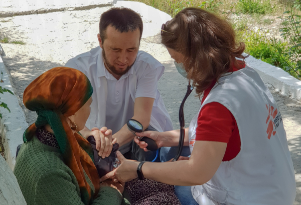 MSF mobile medical team in Batken region, Kyrgyzstan
