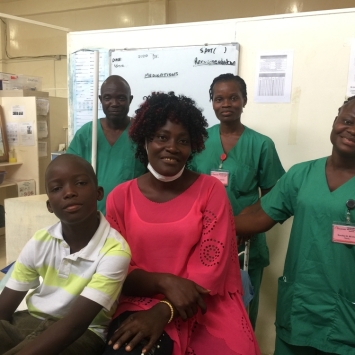 Cerebral malaria in Monrovia