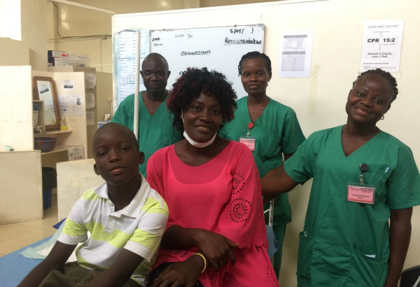 Cerebral malaria in Monrovia