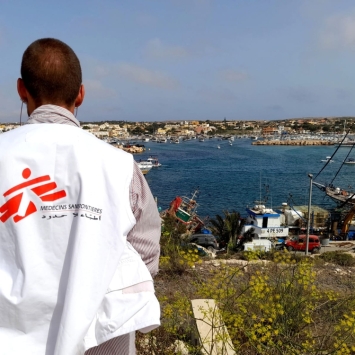 msf activities in Lampedusa