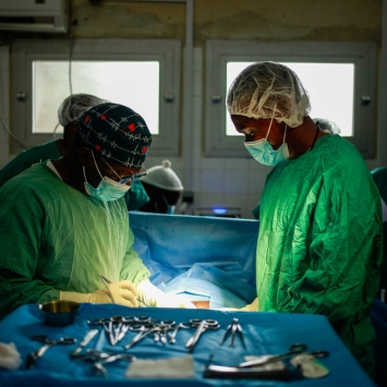 Operation at Mamfe District Hospital