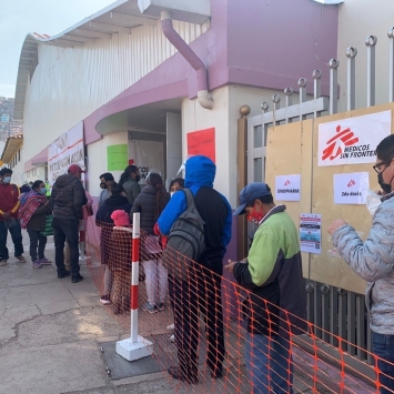 Covid-19 vaccination in Cusco and Arequipa