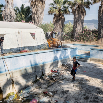 Migrants in Kos, Greece