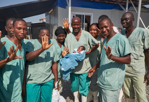 Baby Nubia Is Released From MSF Clinic in Conakry
