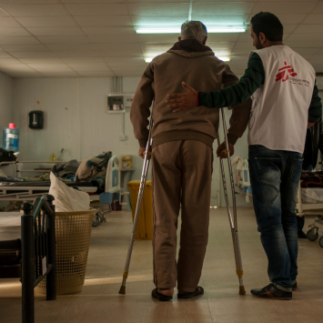 MSF Post-Operative Care Facility in Zaatari Camp