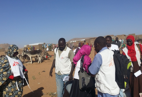 MSF NFI kit distribution in Tawilla