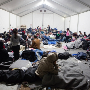 Idomeni after the closing of the border