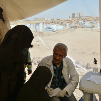 IDPs in Khamer, North of Yemen
