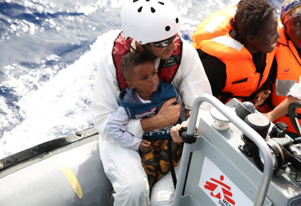 On board of the Dignity 1