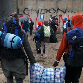 First day of Calais Dismantlement