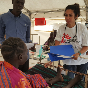 Medical activities in Bentiu PoC, South Sudan, 2016