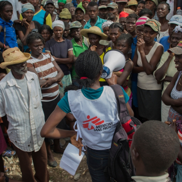 Aid Drops In Remote Areas Of Haiti