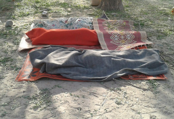Victims of bombing on a displaced camp in Rann, Nigeria