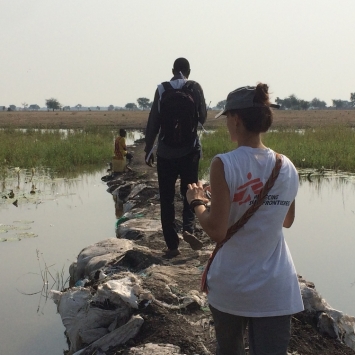 Outreach work close to Wau Shilluk