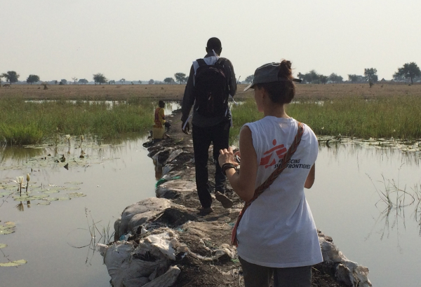 Outreach work close to Wau Shilluk