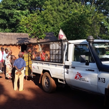 Zemio hospital where thousands of people had been sheltering from violence