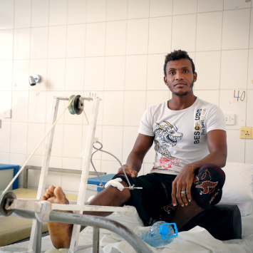 MSF bio lab at MSF’s Aden hospital