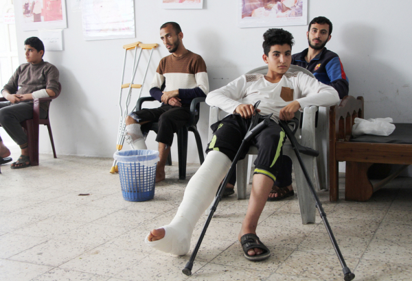 Admission of trauma patients following Palestinian March of Return
