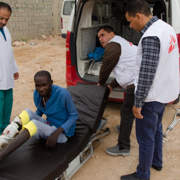 MSF assistance to migrants and refugees in Libya