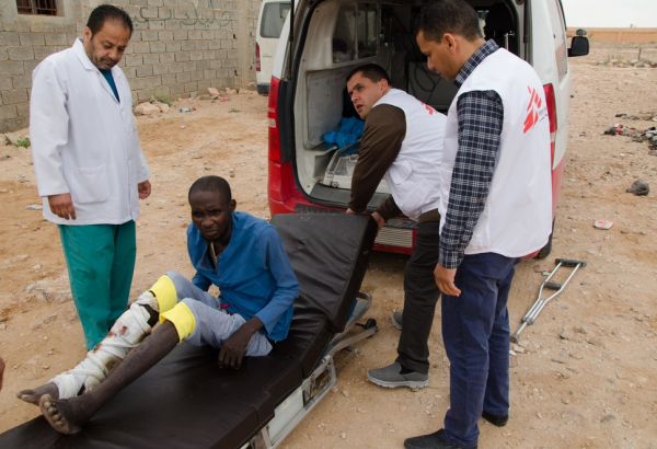 MSF assistance to migrants and refugees in Libya