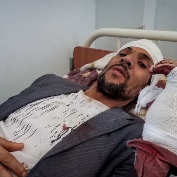 Victims of airstrike in Sanaa
