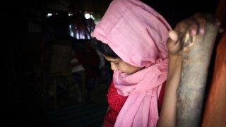 Unchiprang makeshift settlement