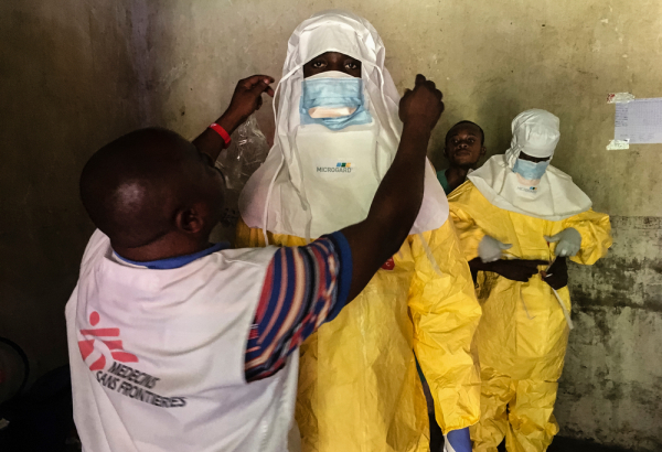 Ebola Treatment Centre (ETC) in Bikoro