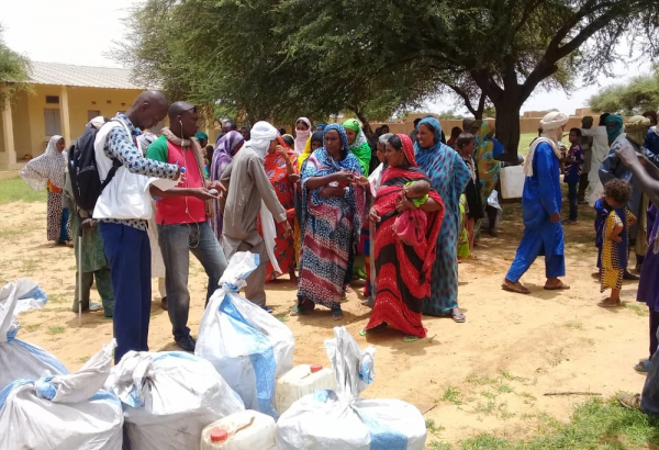 Displaced persons in Tin Hama