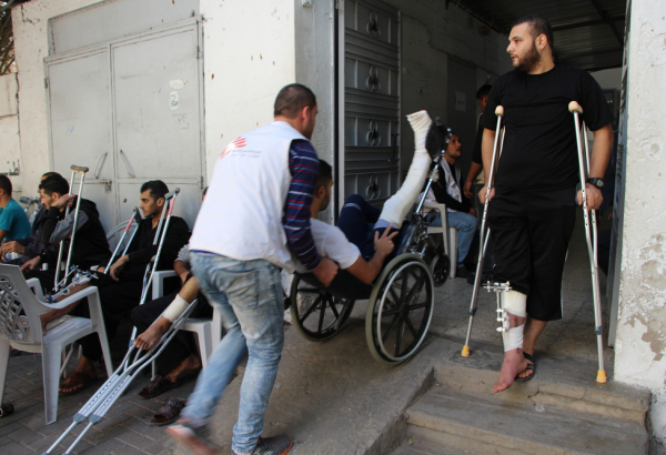 Gaza - Lifelong impact of gunshot injuries