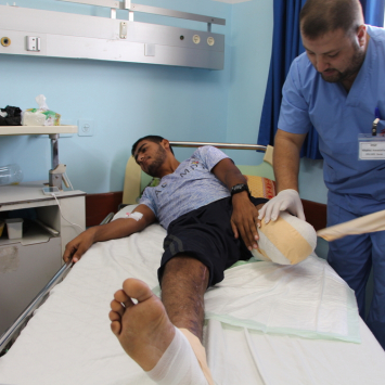 Gaza - Lifelong impact of gunshot injuries