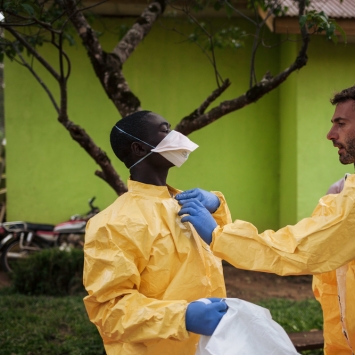 Decontamination activities in Kalunguta health zone, North Kivu province, DRC