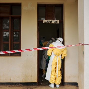 Decontamination activities in Kalunguta health zone, North Kivu province, DRC